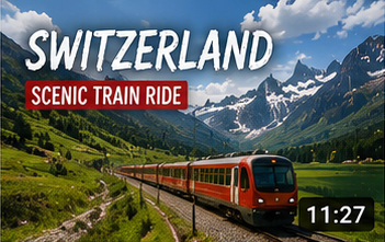 Suiza: viaje en tren por los Alpes