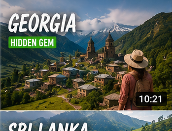Georgia: pueblo escondido entre montanas