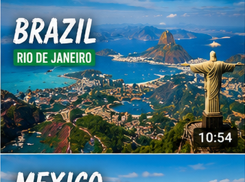 Brasil: panoramica de Rio de Janeiro