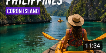 Filipinas: kayak entre acantilados en Coron