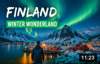 Finlandia: auroras en el invierno artico
